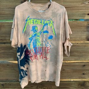 Vintage Metallica distressed graphic tee